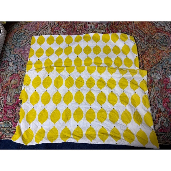 IKEA Other - Ikea Norsknoppa Lemon Print (2) Sham Pillowcases Wilcox